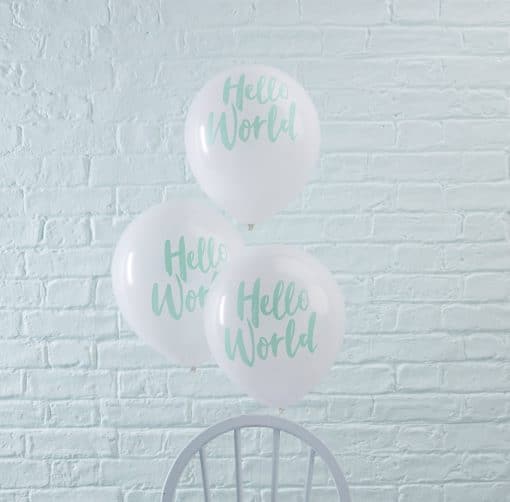 Luftballon Hello World