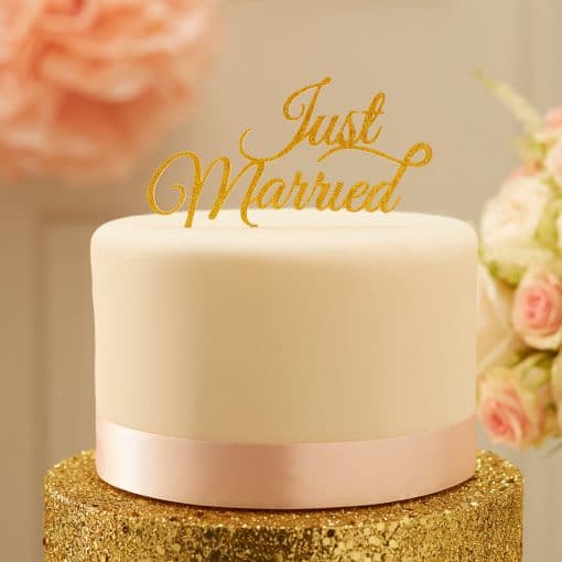 Cake Topper Just Married