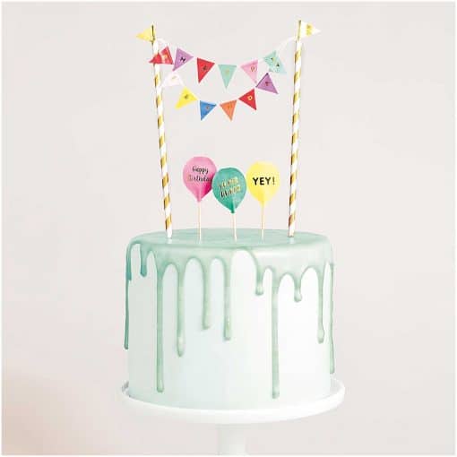 DIY Cake Topper Happy Birthday